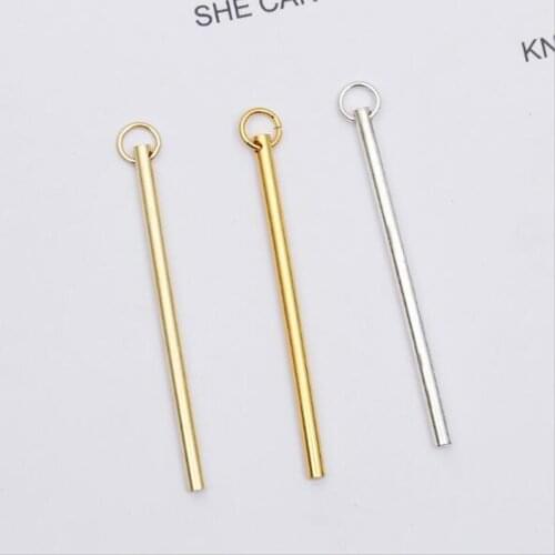 20pcs/lot Punk Vertical Bar Lightning Long Geometric Stick Dangle Earrings I Shape Ear Hook Drop Earring