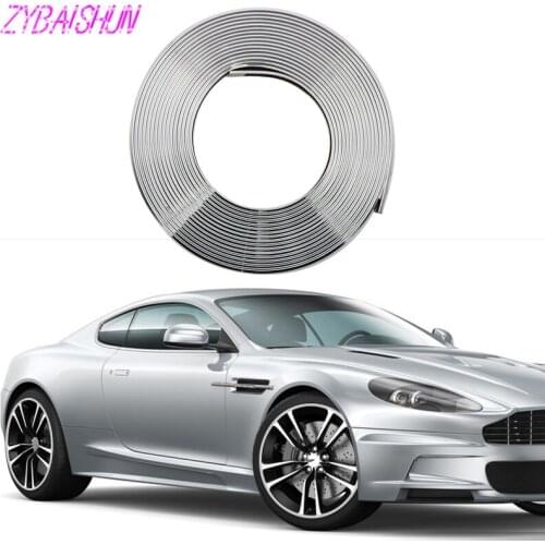 8 m car tire rim tire edge shield shiny cool DIY sticker for Volkswagen vw POLO Tiguan Passat CC Golf GTI R20 R36 EOS Scirocco