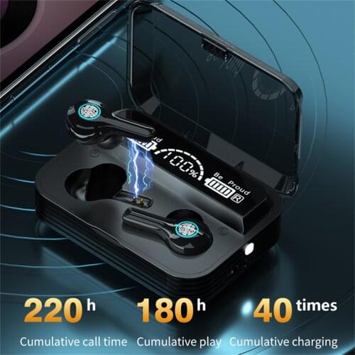 R1 Wireless bluetooth headset Best selling with microphone Tws headphones hi fi Earphone for music touch control Free shipping