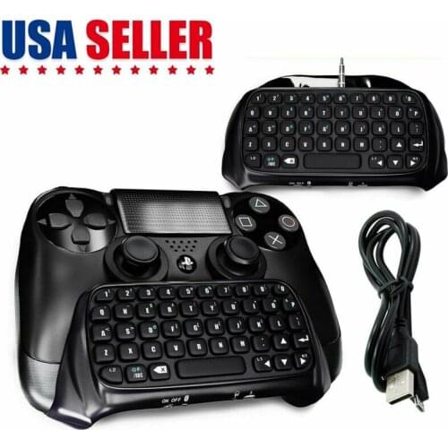 Mew Mini Wireless Keyboard Bluetooth Keyboard Ultraslim For Playstation 4 PS4 Chatpad Controller GamePad