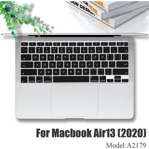For Macbook Air13 2020 Laptop Keyboard Cover Protective Film New Air13.3 A2179 Silicone Keyboard Cover US/EU/JP Color Dust Cases