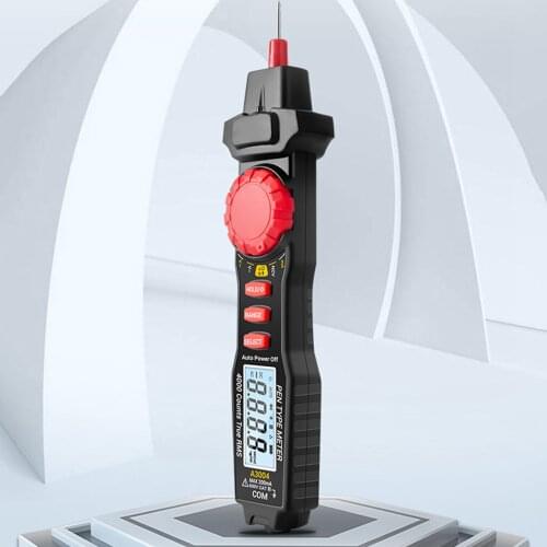 Digital Multimeter Pen Type Meter 4000-count Automatic Range Non-contact AC/DC Voltage Current Resistance Capacitance Tester