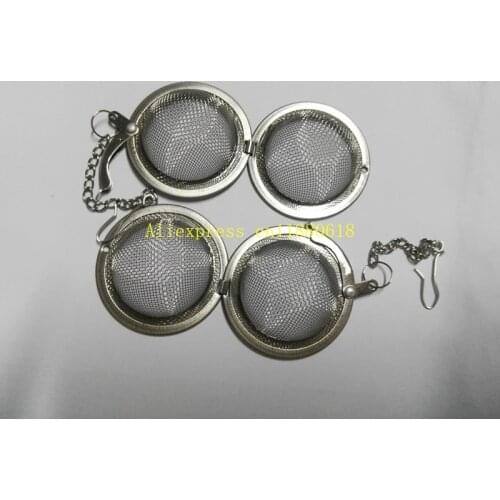 1000pcs/lot 4.5cm/5.5cm/7cm Stainless Steel Sphere Spice Tea Ball Strainer Mesh Infuser tea strainer Filter infusor