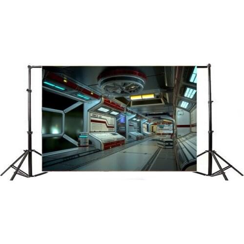 Photography Backdrop Indrial Building Interior Machines