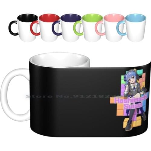 Hololive 2d Talent-Hoshimachi Suisei Ceramic Mugs Coffee Cups Milk Tea Mug Hoshimachi Suisei Hololive Holo Live Hololive