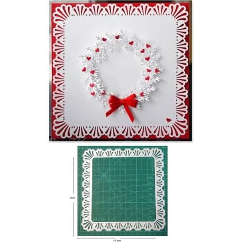 Craft dies metal cutting dies cut die mold lace square frame Scrapbooking dies paper craft knife mould blade punch stencils dies