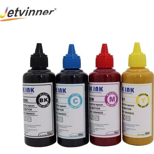 Jetvinner 400 ml Subllimation Ink Refill Ink Kit Compatible for Heat Press Machine for Heat Transfer Epson Inkjet Printers