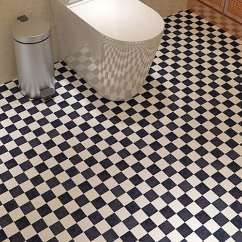 Kitchen Floor Tile Sticker Self-Adhesive Thick Wear-Resistant Non-Slip Waterproof Balcony Floor Tile Mosaic Wall Sticker Small f