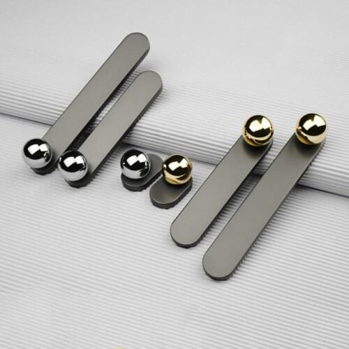 New Room Cabinet Door Handle Furniture Hardware Closet Drawer Knob Zinc Alloy Home Decoration Modern Simplicity