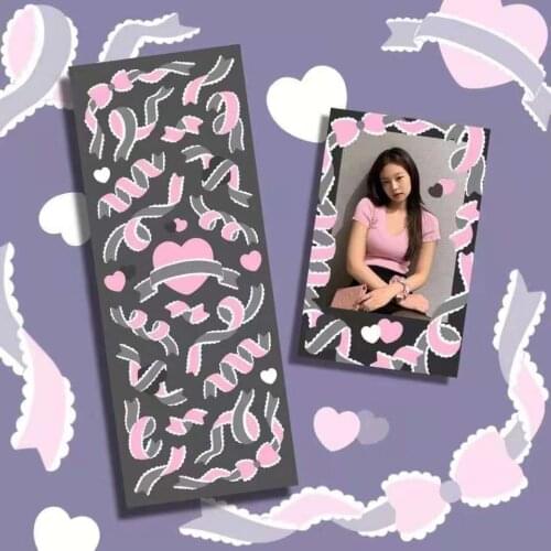 Original Bow Lace Ribbon Love Laser Sticker DIY Scrapbook Idol Card Happy Plane Stationery Decorative Sticker Personalized