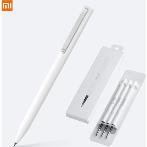 Original Xiaomi Mijia P E N With 0.5mm Swiss Refill 143mm Rolling Roller Ball Mi Xiomi Sign Signing Ballpoint smart home