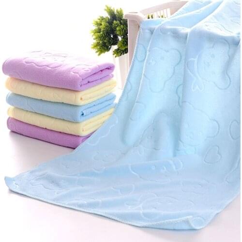 Microfiber Towels Embossed Thick Soft Absorbent Ultrafine Fiber Towel Beach Bath Towel M56