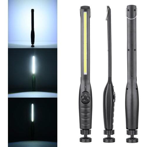 COB LED Work Light Portable Camping Work Inspection Light Lamp USB Rechargeable Torch Magnetic Inspection Lamp Flashlight