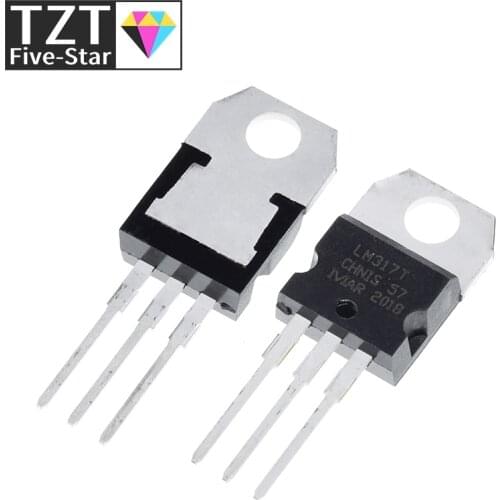 10PCS LM317 LM317T Voltage Regulator 1.2V to 37V 1.5A TO-220