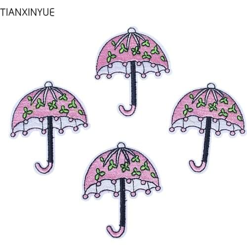 TIANXINYUE 20pcs/lot pink bumbersoll patch iron on patch Motif sew on iron on Applique DIY cartoon cloth accessory