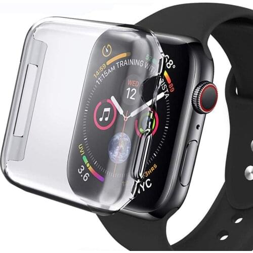 Ultra-thin Hard PC Screen Protective Case for Apple Watch Series 6/5/4/3/2 Cover Shell Frame Protector for iWatch SE 44mm 40mm