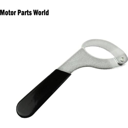 Motorcycle Universal 2 to 4- 3/4 inches Steel Shock Adjustment Spanner Wrench Tool Spring