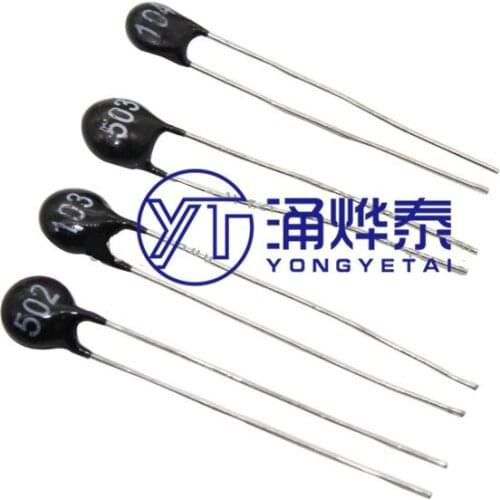 YYT 20PCS MF11-5K 10K 50K 100K 103 104 503 502 5mm black round NTC thermistor temperature minus 5