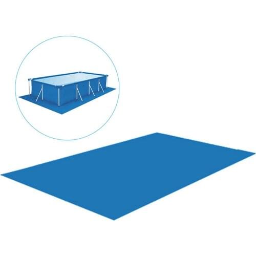 4Size PE Pool Ground Cloth Foldable Square Floor Inflatable Swimming Pool Mat(only The Ground Cloth Not Including Swimming Pool)