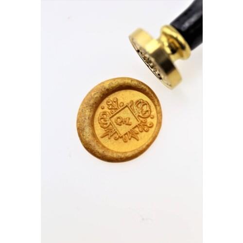 Personalized Initials with Wreath wax seal stamp/Custom wedding seals/wedding invitation seal/custom wedding stamp