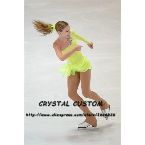 Custom Adult Figure Skating Dresses Graceful New Brand Ice Figure Skating Dresses For Women Competition DR3715