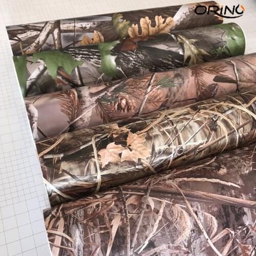 50cmX200/300cm Adhesive Realtree Sticker Film Shadow Grass Camouflage Vinyl Car Motorbike Wrap Foil Gun Sticker Home Decoration
