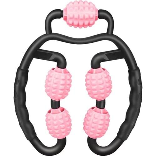 Yoga Ring Pilates Roller Leg Muscle Massager Forearm Foam Cervical Vertebra Relax Body Shaping Sports Office Fitness Equipment