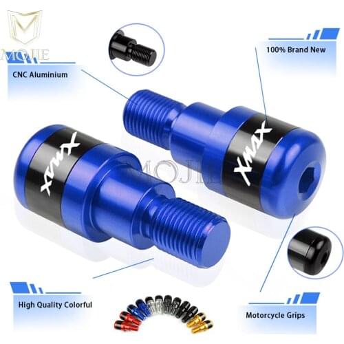 Motorcycle CNC Aluminum Handle Bar Handlebar Grips Ends Slider Falling Protector For YAMAHA X-MAX XMAX X MAX 125 250 300 400