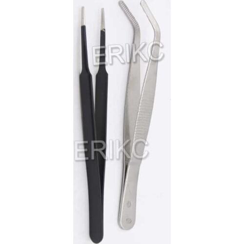 2pcs/lot Anti-static Precision Tweezers Set Pincet Stainless Steel Tweezer Electronics Injector Spare Parts Repair Tools