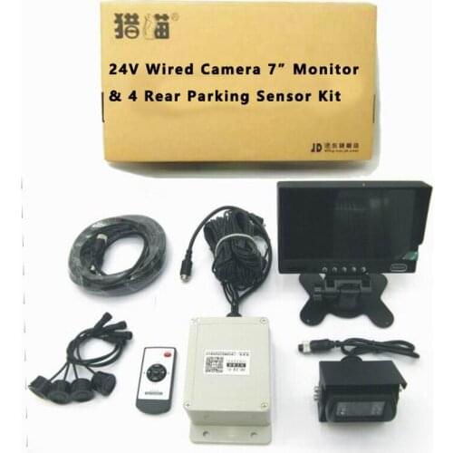 Brand new high quality 24Voltage waterproof ultrasonic sensor waterproof truck reverse camera parking sensor