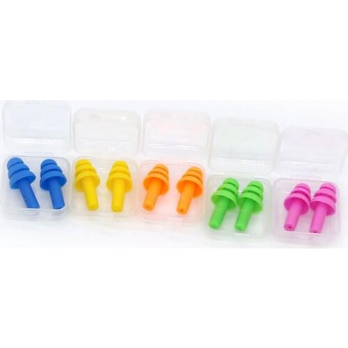 50 Pairs Silicone Ear Plugs Ear Protector Anti Noise Snore Comfortable Sleeping Earplugs For Noise Reduction Sound Insulation