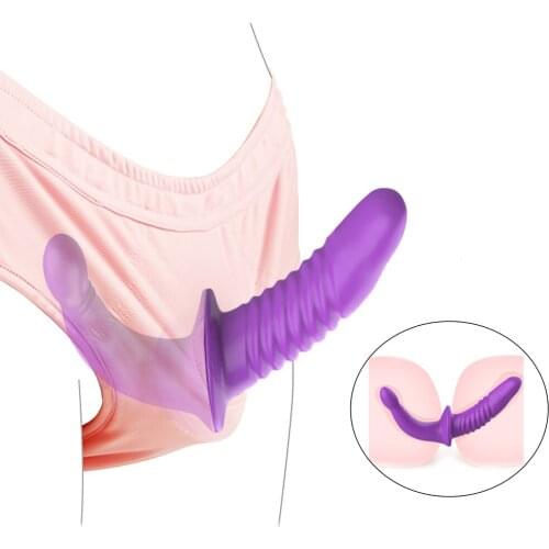 Strapon Dildo Realistic Sex Toys Double Head Soft Silicone Vagina Anal Masturbator Gay Lesbian Sex Toys For Woman Adult Sex Shop