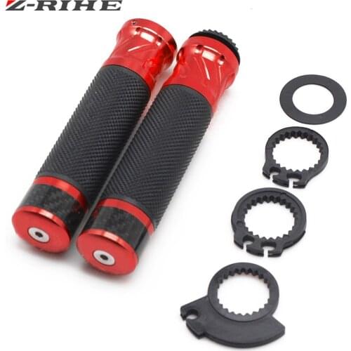 Universal 7/8'' 22MM CNC Motorcycle handle grips racing handlebar grip For suzuki YAMAHA XJR400 XJR1200 XJR1300 XJ600 XJ6