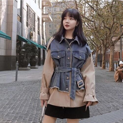 YSBFALNZ Women's Trench Coats
