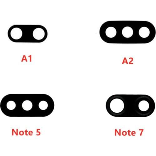 Replacement Rear Back Camera Glass Lens With Glue Sticker For Xiaomi Mi A1 A2 Lite 5X 6X 8 SE Redmi S2 5 6 6A Note 5 6 7 Pro