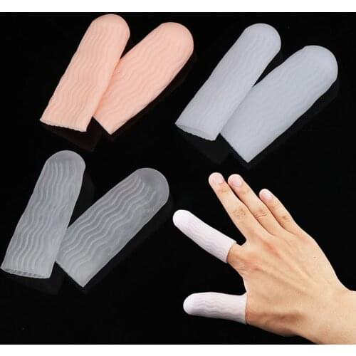 1 Pairs Silicone Gel Tube Bandage Finger Toe Protector Glove Sleeves Pain Relief Heated Finger Gloves Non-Slip