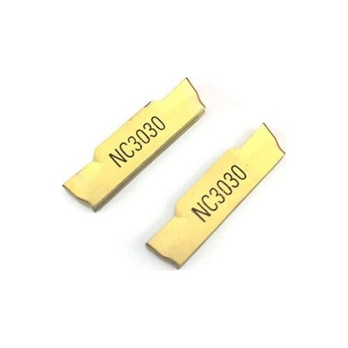 10PCS MGMN200 grooving carbide inserts lathe cutter turning tool Parting and grooving tool parting off