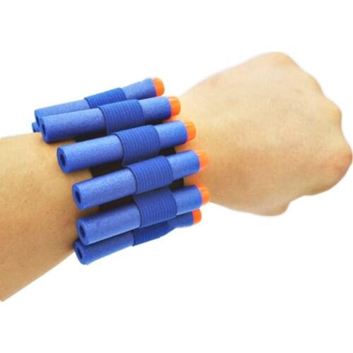 2pcs Safety Elastic Wrist Band Soft Bullets Player Outdoor Game in Arena Arm Belt Band Hunting Outdoor Equipment