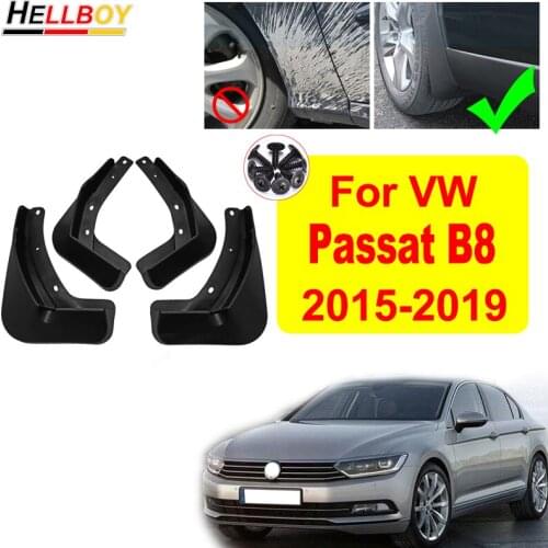 4pcs Car Mud Flaps For VW Passat B8 2015 2016 2017 2018 2019 Front Rear Mudguards Fender Splash Guard Auto Accessories