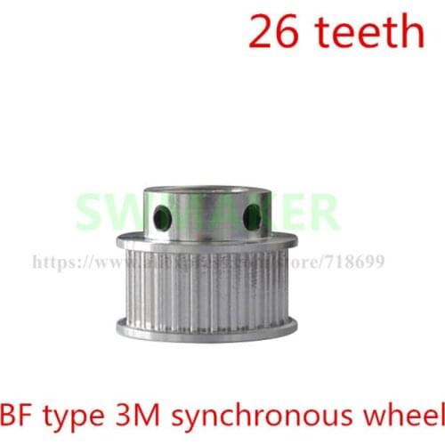 3D printer accessories, HTD3M synchronous pulley, 3M synchronous pulley, BF type 26 teeth