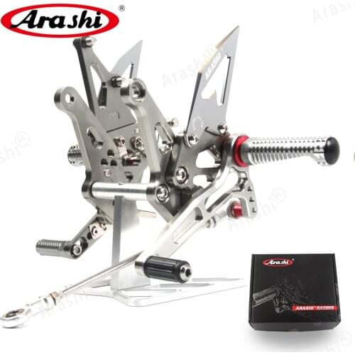 Arashi Z1000 2014-2016 CNC Adjustable Footrest For KAWASAKI Z 1000 2014 2015 2016 CNC Rearset Foot Pegs Z1000SX Ninja 1000