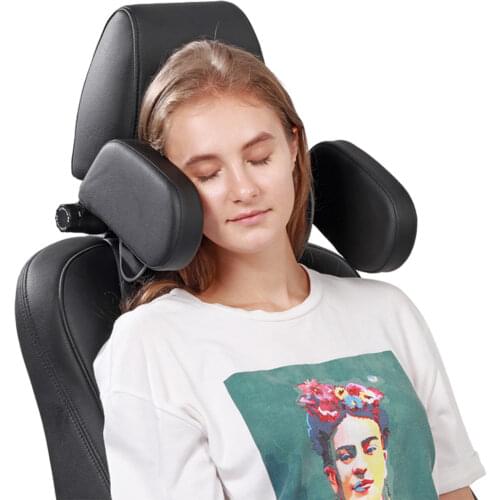 Car Neck Headrest Pillow Cushion Seat Support Head Restraint Seat Pillow Headrest Neck Travel Sleeping Cushion For Kids Adults