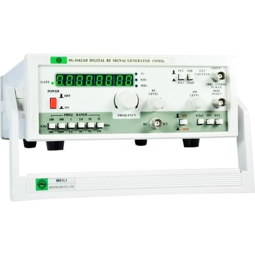 220V Digital High Frequency 100kHz-150M Signal Source Function Signal Generator Sine Wave Signal Generator SG-4162AD
