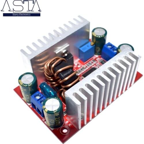 DC 400W 15A Step-up Boost Converter Constant Current Power Supply LED Driver 8.5-50V to 10-60V Voltage Charger Step Up Module