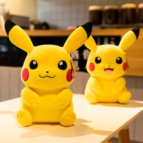 Big Size Anime Pikachu Kid Toy Doll Japanese Movie Very Large Pokemon Kawaii Stuffed Dolls Baby Appease Birthday Gifts For Kids
