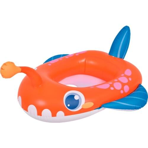 Baby Inflatable Swimming Seat Fish Baby Walker Safe Floating Bed For Children Summer Water Joy Beach Educational