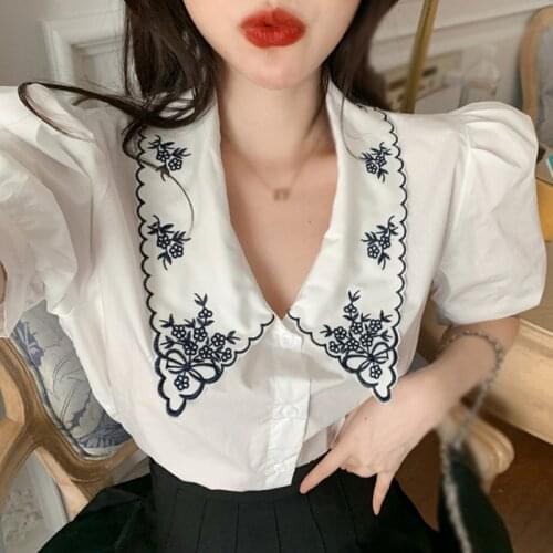 Блузки с вышивкой ETOSELL China At AliExpress