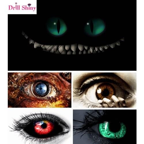 Full Square/Round Drill 5D DIY Diamond Painting "abstract eyes"3D Embroidery Cross Stitch Mosaic Rhinestone Home Decor Art Craft