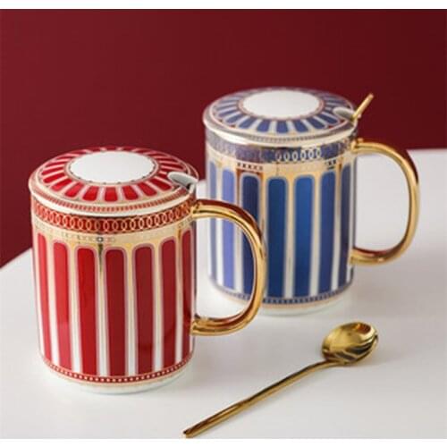 350ML Northern Europe Style Ceramics Mugs coffee mug Milk Tea office Cups Drinkware the Best birthday Gift with Box