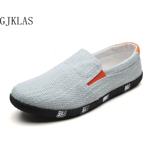 Linen Hemp Wrap Mens Shoes Espadrilles Fisherman Men Canvas Shoes Breathable Mens Loafers Boat Driving Shoes Sport Sneakers